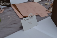 Detail svatebního stolu