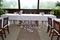 Svatební stůl s origami